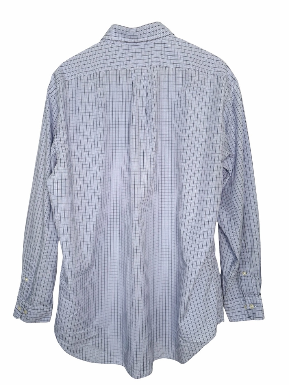 Ralph Lauren Yarmouth Button Collar Oxford Dress Shirt Blue Size 16.5 34/35 - Picture 2 of 4